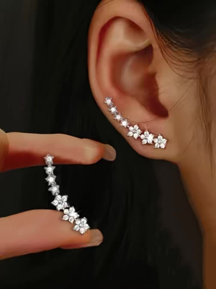 タイムレス フラワー ピアス