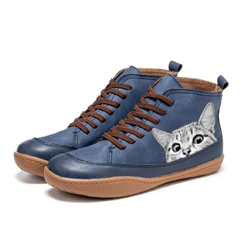 Savrani™ | 猫好きのためのレザーブーツ