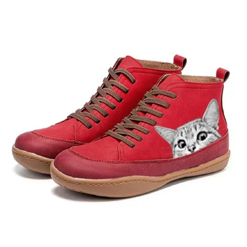 Savrani™ | 猫好きのためのレザーブーツ