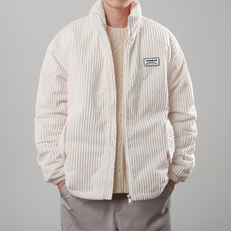 Fiorenzo | メンズジャケット – コーデュロイ – 中綿入り – リラックスフィット – スタンドカラー – ジッパー