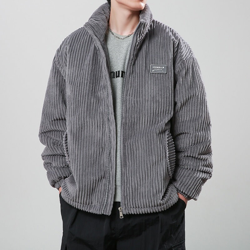 Fiorenzo | メンズジャケット – コーデュロイ – 中綿入り – リラックスフィット – スタンドカラー – ジッパー