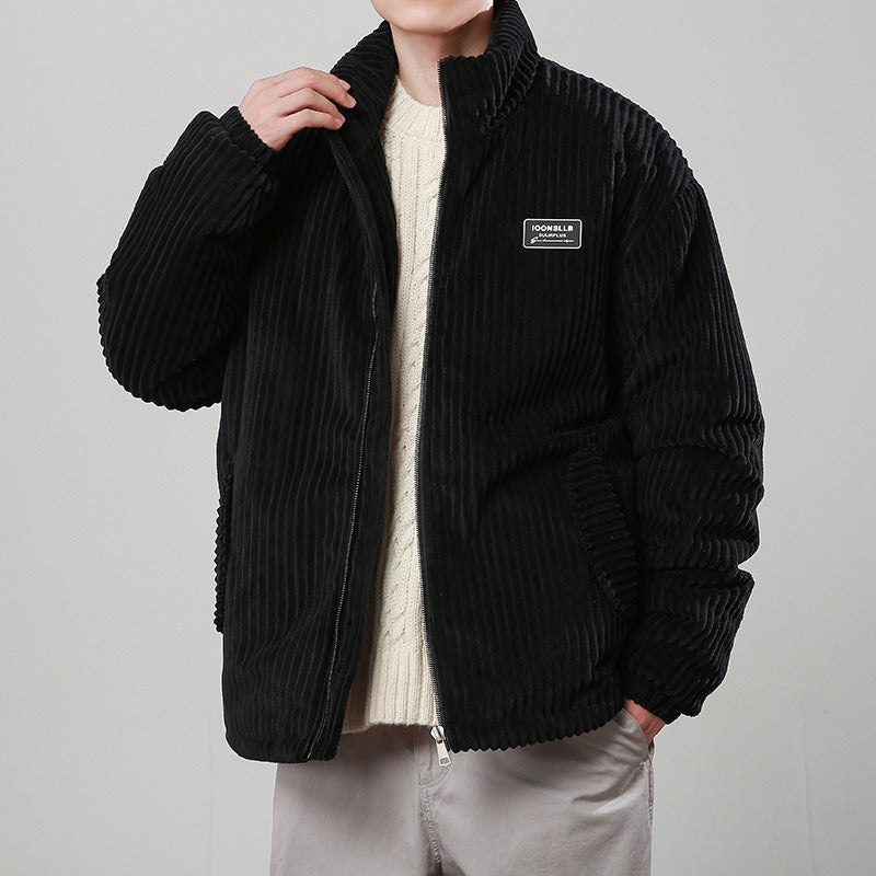 Fiorenzo | メンズジャケット – コーデュロイ – 中綿入り – リラックスフィット – スタンドカラー – ジッパー