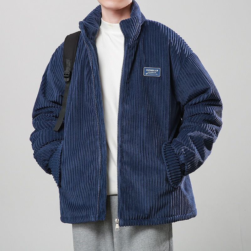 Fiorenzo | メンズジャケット – コーデュロイ – 中綿入り – リラックスフィット – スタンドカラー – ジッパー