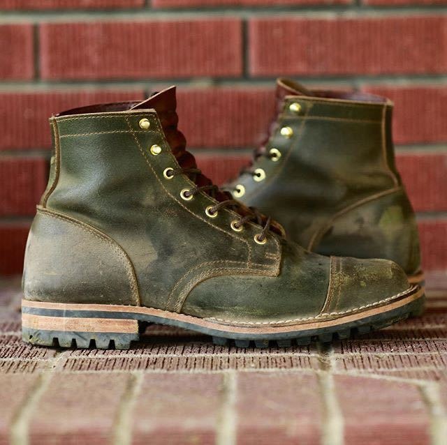 Bonifacio | メンズエンケルブーツ – レザー風 – レースアップ – キャップトゥ – グリップの効いたゴムソール