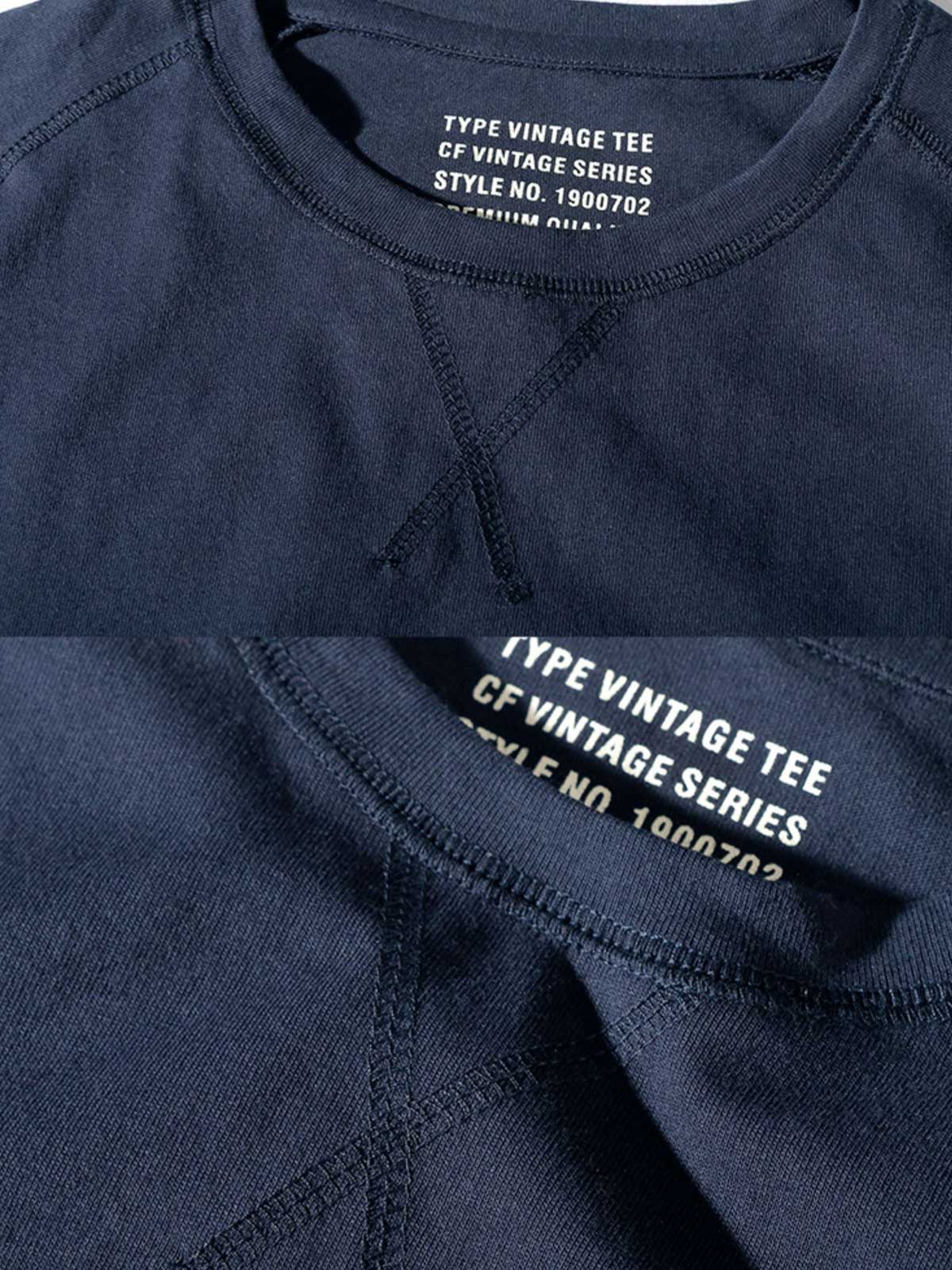 メンズ コットン半袖クルーネックTシャツ — 5色展開のデイリーカジュアルウェア