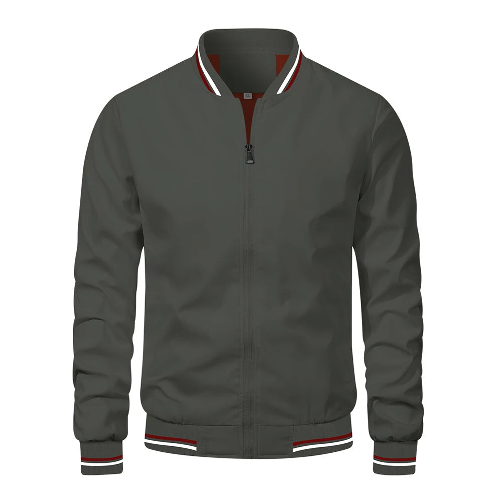 Giovanni | スタイリッシュなスポーティーなストライプのメンズジャケット - ミック