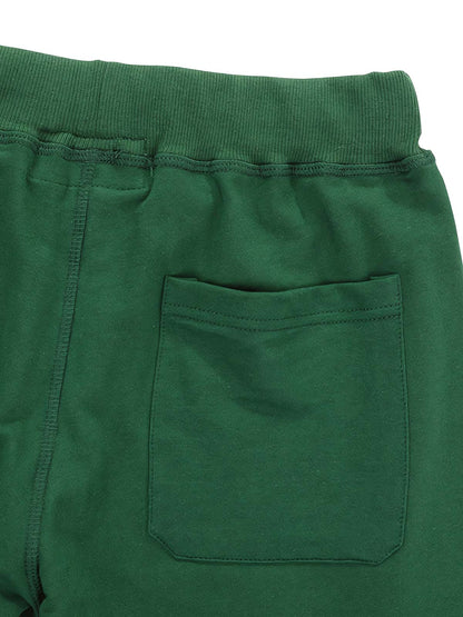 メンズ コットンスウェットショートパンツ — ドローストリングウエストのリラックスカジュアルスタイル