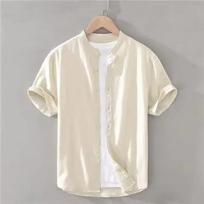 ASAKINU | コットンリネンサマーシャツ