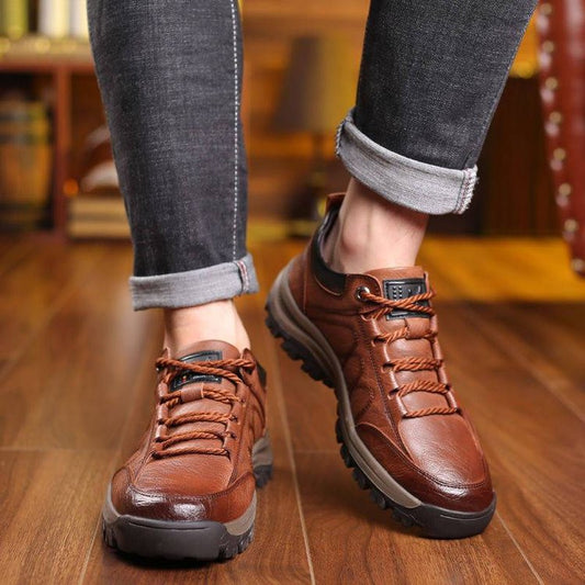 Gianni | メンズハイキングシューズ – ローカット – レザーアッパー – アンチスリップグリップソール