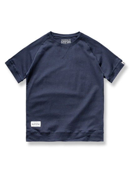 メンズ コットン半袖クルーネックTシャツ — 5色展開のデイリーカジュアルウェア