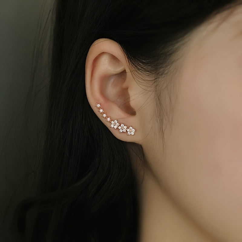 タイムレス フラワー ピアス