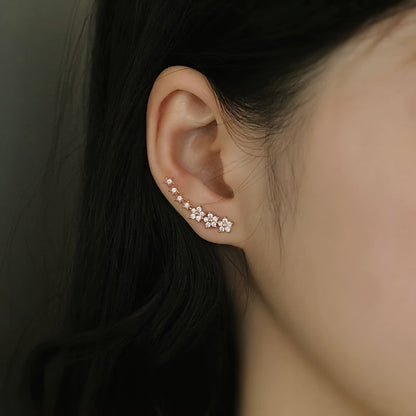 タイムレス フラワー ピアス