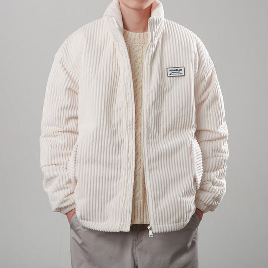 Fiorenzo | メンズジャケット – コーデュロイ – 中綿入り – リラックスフィット – スタンドカラー – ジッパー