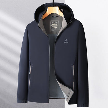Lodovico | メンズジャケット – リラックスフィット – 取り外し可能なフード – 反射アクセント – ジッパーポケット